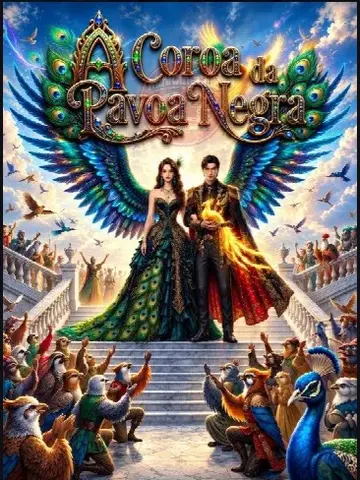 Capa de A Coroa da Pavoa Negra