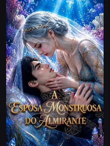 Capa de A Esposa Monstruosa do Almirante / Feito por Ia