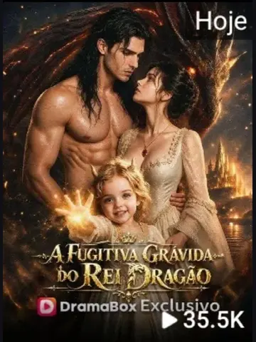Capa de A Fugitiva Grávida do Rei Dragão