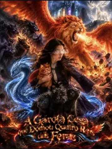 Capa de A Garota Cega que Domou Quatro Reis das Feras