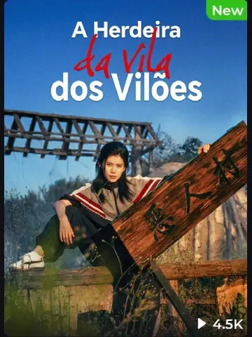 Capa de A Herdeira da Vila dos Vilões