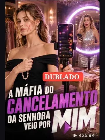 Capa de A Máfia do Cancelamento da Senhora Veio por Mim