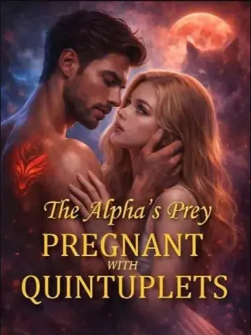 Capa de A Presa do Alfa Está Grávida de Quíntuplos / The Alpha's Prey Pregnant With Quintuplets