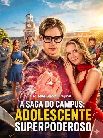 Capa de A Saga do Campus: Adolescente Superpoderoso