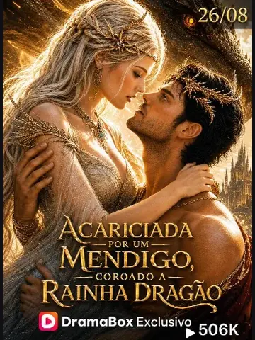 Capa de Acariciada por um Mendigo, Coroada a Rainha Dragão