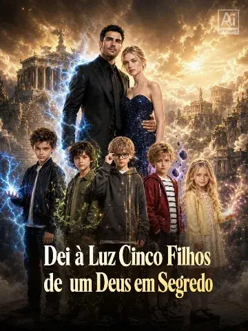 Capa de Dei à Luz Cinco Filhos de um Deus em Segredo