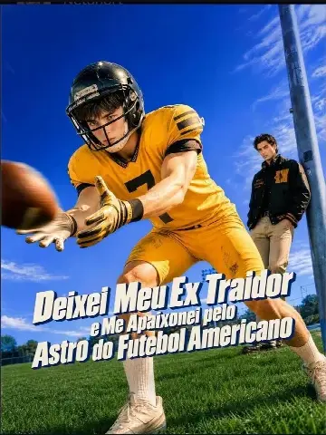 Capa de Deixei Meu Ex Traidor e Me Apaixonei Pelo Astro do Futebol Americano