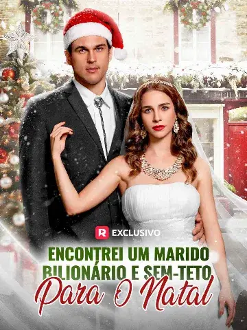 Capa de Encontrei um Marido Bilionário e Sem-Teto para o Natal