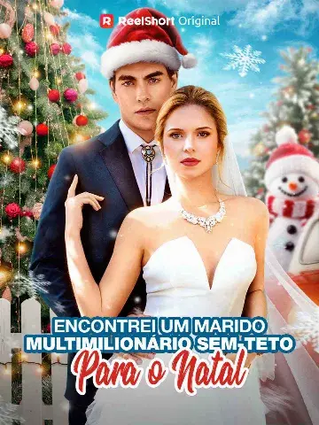 Capa de Encontrei um Marido Multimilionário Sem-teto para o Natal