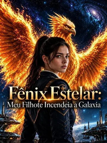 Capa de Fênix Estelar: Meu Filhote Incendeia a Galáxia