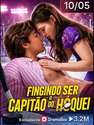 Capa de Fingindo Ser o Capitão do Hóquei