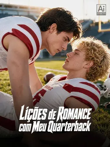 Capa de Lições de Romance com Meu Quarterback