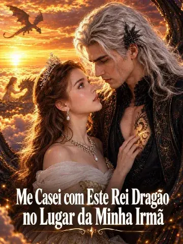 Capa de Me Casei com Este Rei Dragão no Lugar da Minha Irmã