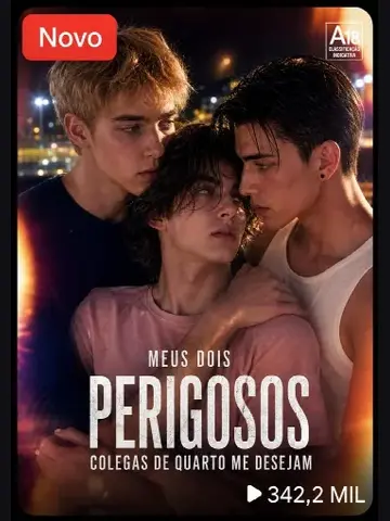 Capa de Meus Dois Perigosos Colegas de Quarto Me Desejam