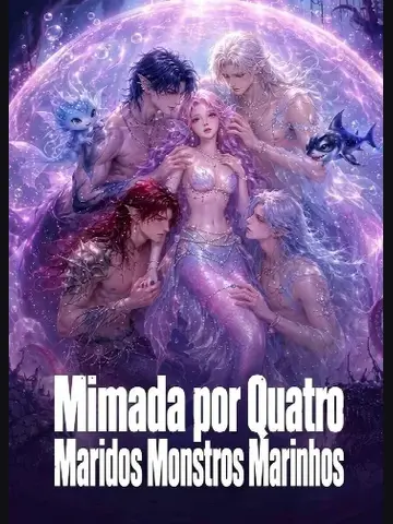 Capa de Mimada por Quatro Maridos Monstros Marinhos