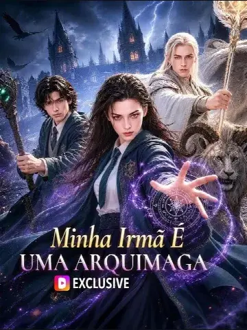 Capa de Minha Irmã É uma Arquimaga
