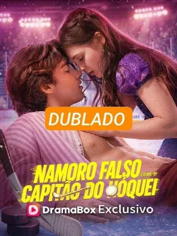 Capa de Namoro Falso com o Capitão do Hóquei