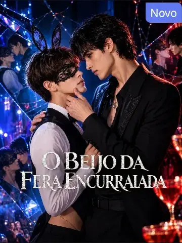 Capa de O Beijo da Fera Encurralada