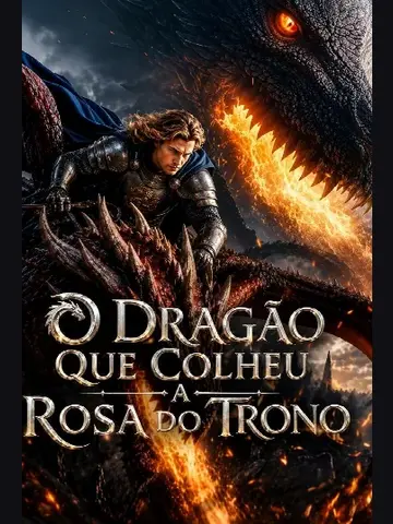 Capa de O Dragão que Colheu a Rosa do Trono