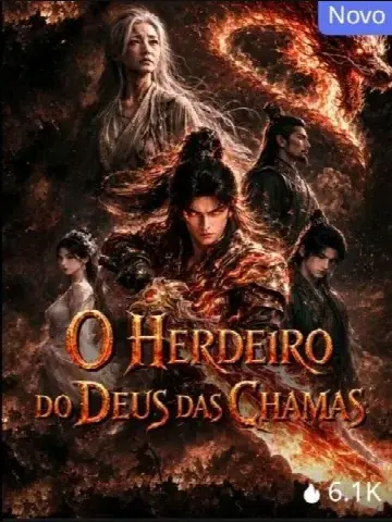 Capa de O Herdeiro do Deus das Chamas