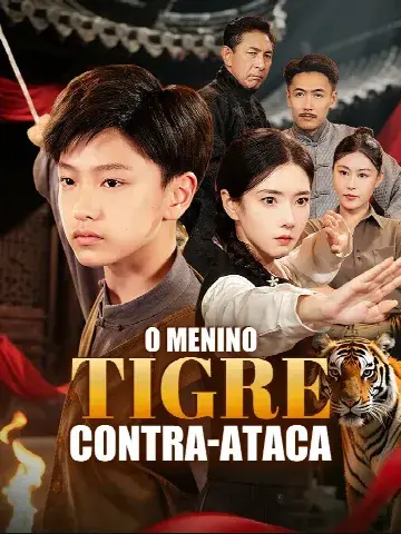 Capa de O Menino Tigre Contra-Ataca