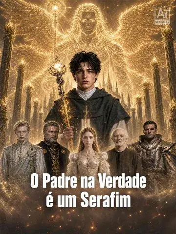 Capa de O Padre na Verdade É um Serafim