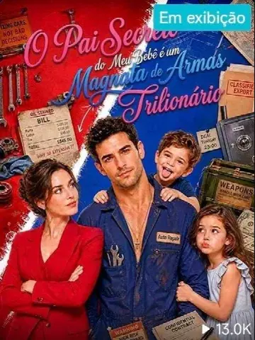 Capa de O Pai Secreto do Meu Bebê É um Magnata de Armas Trilionário