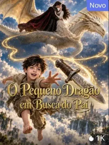 Capa de O Pequeno Dragão em Busca do Pai