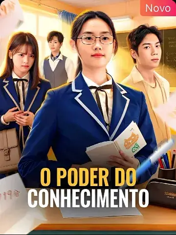 Capa de O Poder do Conhecimento / A Filha Legítima Gênio Escolar / A Verdadeira Filha do Milhão É uma Estudiosa / O Retorno da Herdeira Gênio