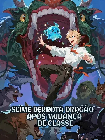 Capa de Slime Derrota Dragão Após Mudança de Classe