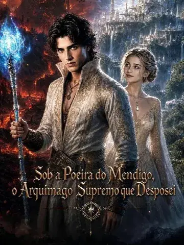 Capa de Sob a Poeira do Mendigo, o Arquimago Supremo que Desposei