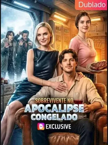 Capa de Sobrevivente no Apocalipse Congelado