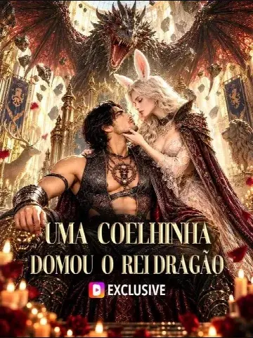 Capa de Uma Coelhinha Domou o Rei Dragão