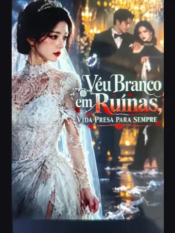 Capa de Véu Branco em Ruínas, Vida Presa para Sempre