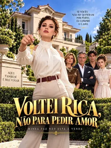 Capa de Voltei Rica, Não para Pedir Amor